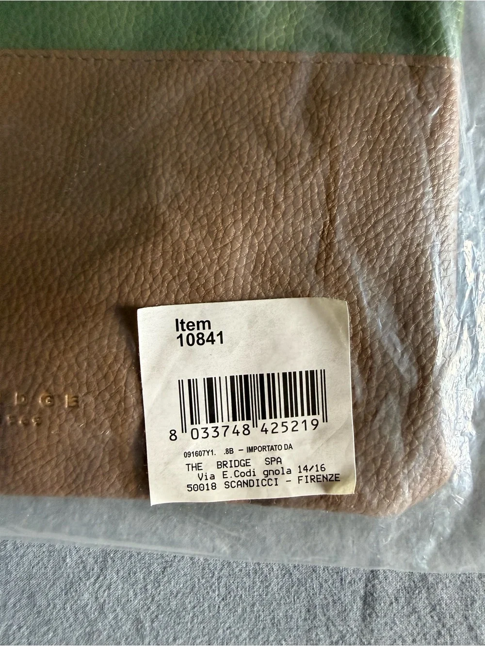 The Bridge Leather Wristlet Pouch – NWT – Made in Italy